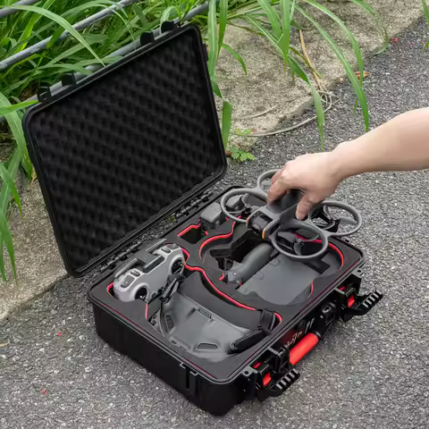 STARTRC Hard Waterproof Case for DJI Avata 2 Fly Smart Combo, FPV Drone Case for DJI Goggles 3/N3 & 