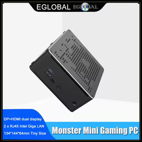 2 Lans Gaming Mini PC Intel i7 9850H i7 10750H i9 10880H 2*DDR4 64GB 2*M.2 PCIE+1*2.5''SATA Thin Com