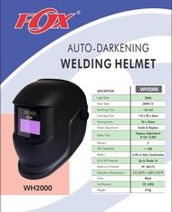 Fox WH2000 Auto-Darkening Welding Helmet