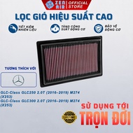 High performance engine Air filter for lifetime use - Zen Air compatible with GLC250,GLC300 2.0T 201