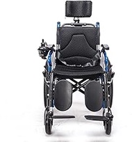 Fashionable Simplicity Elderly Disabled Electric Wheelchair Lightweight Folding Elderly Disabled Intelligent Automatic Travel Wheelchair Lithium Battery Electric Wheelchair Can Carry 150Kg
