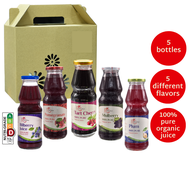 【PERFECT AS A GIFT FOR ALL OCCASIONS】 PomeFresh Bestsellers Juice 330mLX5 bottles | 100% Pure Organic | 100% Pure Organic | Pomegranate Mulberry Tart Cherry Bilberry Plum
