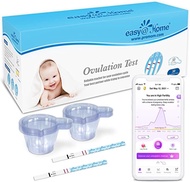 Easy@Home Ovulation Test Strips: Accurate 30 LH Predictor Kit - Fertility Tests for Women – Powered