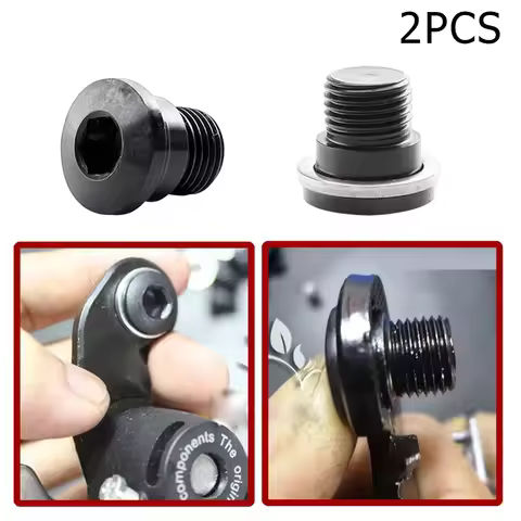 2pcs Bike Rear Derailleur Fixing Bolts MTB Jockey Wheel Screws Outdoor Cycling Repair Parts Replacem