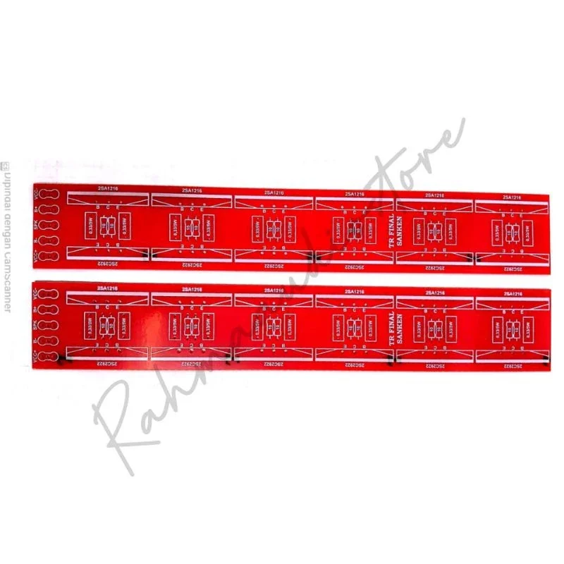 PCB FINAL SANKEN 6 SET/PCB TRANSISTOR FINAL 6 SET BAHAN PERTINAK