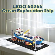 Lego Transparent Acrylic Display Box For Lego 60266 Ocean Exploration Ship Popmart Labubu Zimomo for