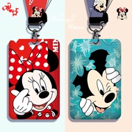 Mickey Cardholder Lanyard Strap Card Case Ezlink card holder kids for phone