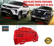 SKID PLATE TOYOTA FORTUNER 2016 to 2022 and TOYOTA FORUNTER LEGENDER 2021 2022
