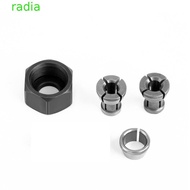 RADIANTZAP Collet Chuck M17 2 pcs/set Collet Chuck Adapter Woodworking Tool Trimming|Electric Router