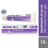 Benzac AC 5% Water Base Acne Gel (15g/60g)