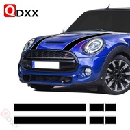 Car Styling Hood Bonnet Stripes Engine Cover Decal Stickers for Mini Cooper R50 R52 R53 R56 R57 F55 