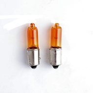 2Pcs Amber BAW9s HY21W 12V 21W Lampu Isyarat Belok Kereta Baw9s Mentol Auto Lampu Penunjuk Halogen K