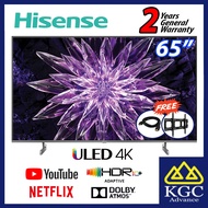 (Free Shipping) Hisense 65" 4K ULED Smart TV 65U6K VIDAA Series [FREE Bracket &amp; HDMI Cable]