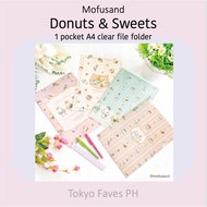 Mofusand A4 Clear File Folder 1 pocket slot