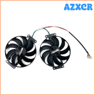 AZXCR 2PCS T129215SU RTX 2060 SUPER 2070 GTX1660 Ti Cooling Fan For ASUS GTX 1660 1660Ti DUAL EVO OC