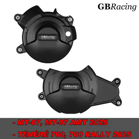 GBRacing For MT07 2025 Secondary Engine Cover SET 2025-MT-07 MT-07 AMT 2025 Ténéré 700,700 Rally 202