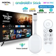 Android 14 Tv Stick Mortal Q2 Ultra Teater Rumah Allwinner H313 Wifi 6 2.4g5g Bluetooth Netflix 4k@6