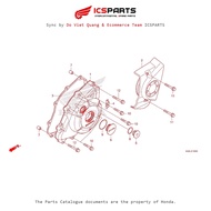 Left Engine Cover - Fire Plate Cover (E-10-B) HONDA Winner X (2022+) (K2P) Parts Catalogue