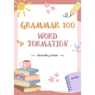 English Grammar Worksheet Word Formation Exercise Secondary High School UEC SPM