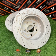 🔥 ORIGINAL TF SLOTTED & DRILLED DISC ROTOR (REAR) TOYOTA WISH ZNE10G ZGE20