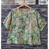 T0486 Short-sleeved imported Blouse