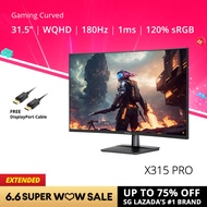 PRISM+ X315 PRO 31.5 180Hz 1ms Curved WQHD [2560 x 1440] Adaptive Sync Ready Gaming Monitor