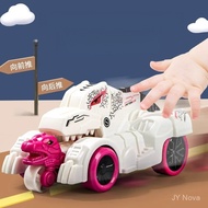 Children's toy car dinosaur chariot motorcycle rebound inertia car toy