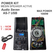 Mesin Speaker Aktive / Power KIT Audio Seven AS-7 USB Mp3 Bluetooth
