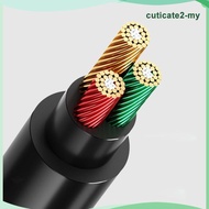 [CuticateddMY] Type-c to 2 RCA Cable USB C AUX Cable Cable Anti Interference Stable AUX Auxiliary Ca