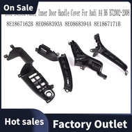 4Pc Car Door Switch Panel Inner Door Handle Cover for  A4 B6 B72002-2008 8E1867162B 8E0868393A 8E086