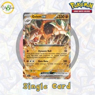 Golem ex (RR) - 076/165 - 151 - Indonesian Pokemon Cards