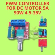 DC Motor Speed Controller 4.5-35V 5A 90W | PWM Motor Speed Controller