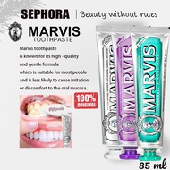 Marvis Smokers Mint Whitening Toothpaste 85ml Made in Italy Original/Guaranteed Authentic Marvis Too