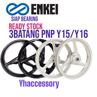 3 BATANG SPORT RIM Y15 Y15ZR (1.6 Depan/1.6 Belakang) SIAP BEARING / DISC DEPAN PLUG & PLAY