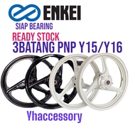 3 BATANG SPORT RIM Y15 Y15ZR (1.6 Depan/1.6 Belakang) SIAP BEARING / DISC DEPAN PLUG &amp; PLAY