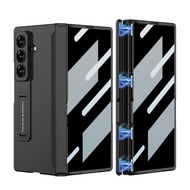 เคสฝาพับแม่เหล็ก Z Fold 7 ฝาหลังและฝาหน้าแบบตั้งได้ ปกป้องรอบด้าน เคส Samsung Galaxy Z Fold7 ครอบคลุ