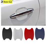 xps  4pcs/1 Set Universal Carbon Fiber Auto Car Door Handle Stickers Car Handle Protection Car Handle Anti Scratch Stickers