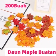 Maple Leaf Artificial Maple Leaf Wholesale Autumn Maple Leaf Contents 200 Artificial Fake Decoration