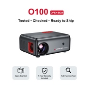 [RETURN] MONSTER O100 Mini Projector 280 ANSI 1080P Decoding WiFi6 4K30Hz HDMI