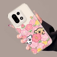 Flower Puppy Suitable OnePlus 15T Phone Case New Style 1Plus 15 Transparent Shock-resistant 13T All-