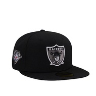 NEW ERA LAS VEGAS RAIDERS 75TH ANNIVERSARY BLACK PRIME EDITION 59FIFTY FITTED HAT