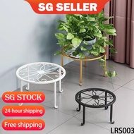 【SG stock Fast Shipping】Plant Stand flower pot stand/plant pot stand/Metal Potted Plant Stand Floor Flower Pot Rack Decorative Pot Garden Container Round Supports Rack