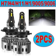 2PCS H4 H7 LED Car Headlight Bulb  H1  H11 9005 9006  Car Light