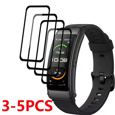 3-5PCS 3D Curved Screen Protector For Huawei TalkBand B7 B6 Full Coverage Soft Film (No Tempered Gla