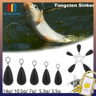 MYRONGMY Fishing Weight Sinker 3.5/5.3/7/10.5/14g Sports Entertainment Hook Connector Line Sinkers F