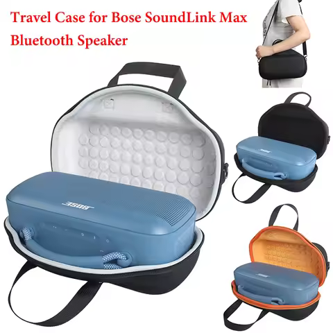 Newest Hard EVA Protective Case for Bose SoundLink Max Portable Speaker Travel Box Compatible with S