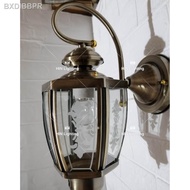 [readystock]♧✚Weatherproof Simple Loft Outdoor Wall Lamp Stand Gate Lamp Bright Black Bronze - Lampu Tiang pagar Lampu d