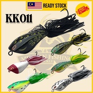 【KK011】Jump Frog Bait Umpan Katak Double Hook Top water Lure Casting Haruan Toman Umpan tiruan Jump Frog EXP 跳蛙餌