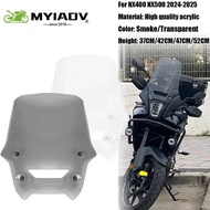 For HONDA NX400 NX500 NX 400 500 2024 2025 Heightened Windshield Motorcycle Accessories Wind Deflect