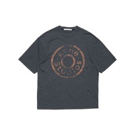 Acne Studios Relaxed Fit Logo Tee Black Melange (SS25)